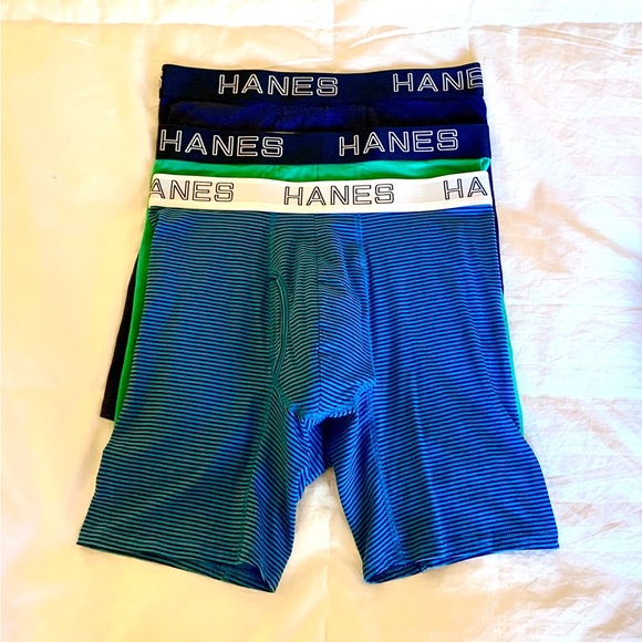 3-pairs Hanes Premium Comfort Flex Fit Boxer Briefs, NWOT. - Picture 6 of 12